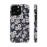 Floral - Card Holder Cases iPhone 13 Pro Glossy Without gift packaging - phone cases